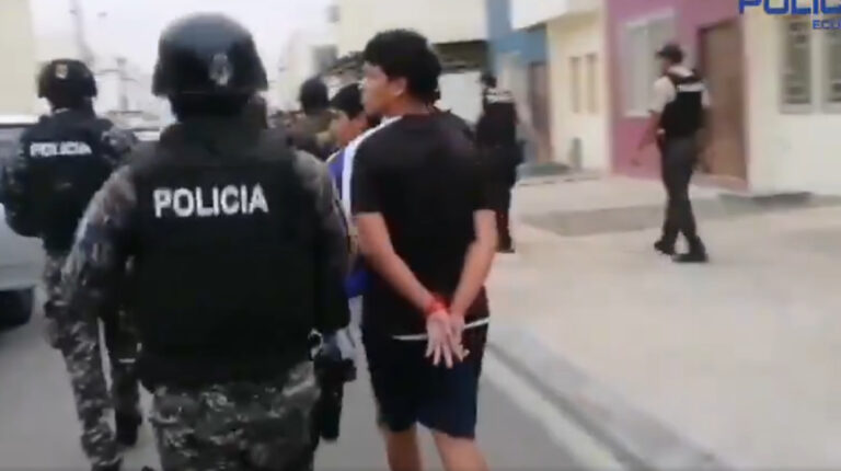 Seis sujetos fueron detenidos en Machala con más de 65.000 dosis de cocaína