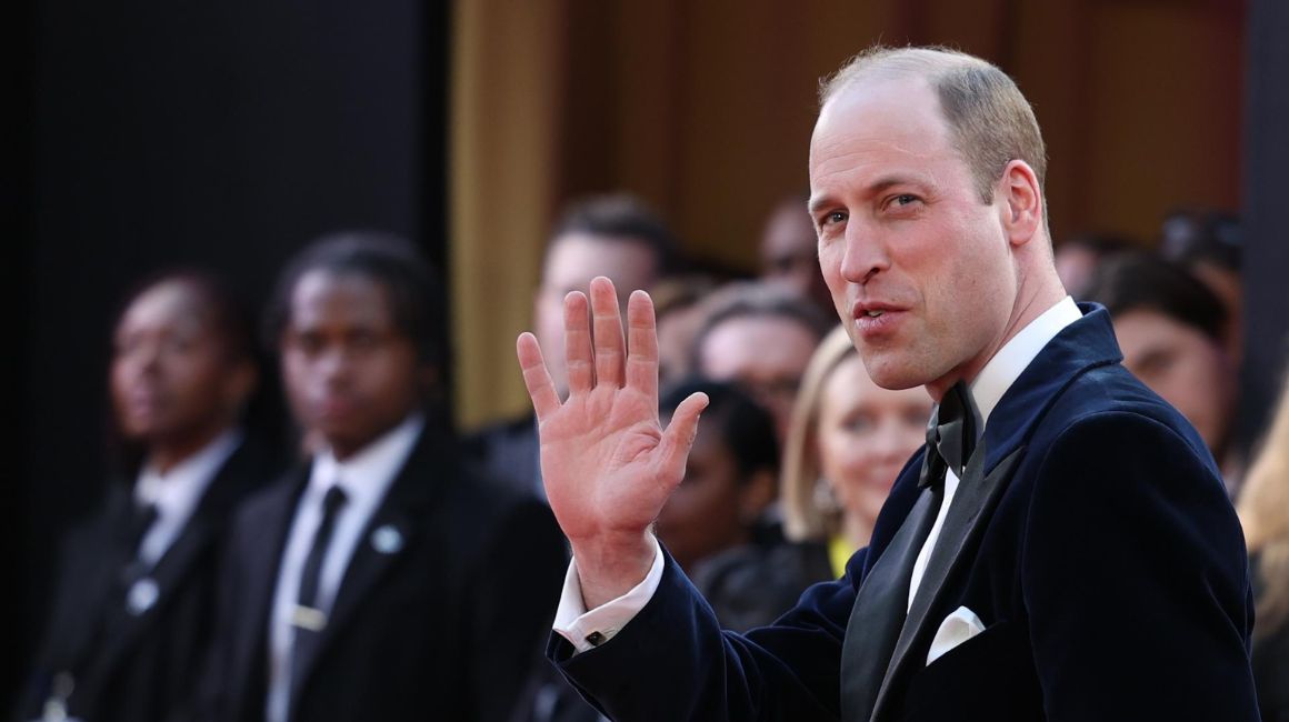 El 18 de febrero del 2024, el príncipe William asistió solo a la ceremonia de los premios BAFTA.
