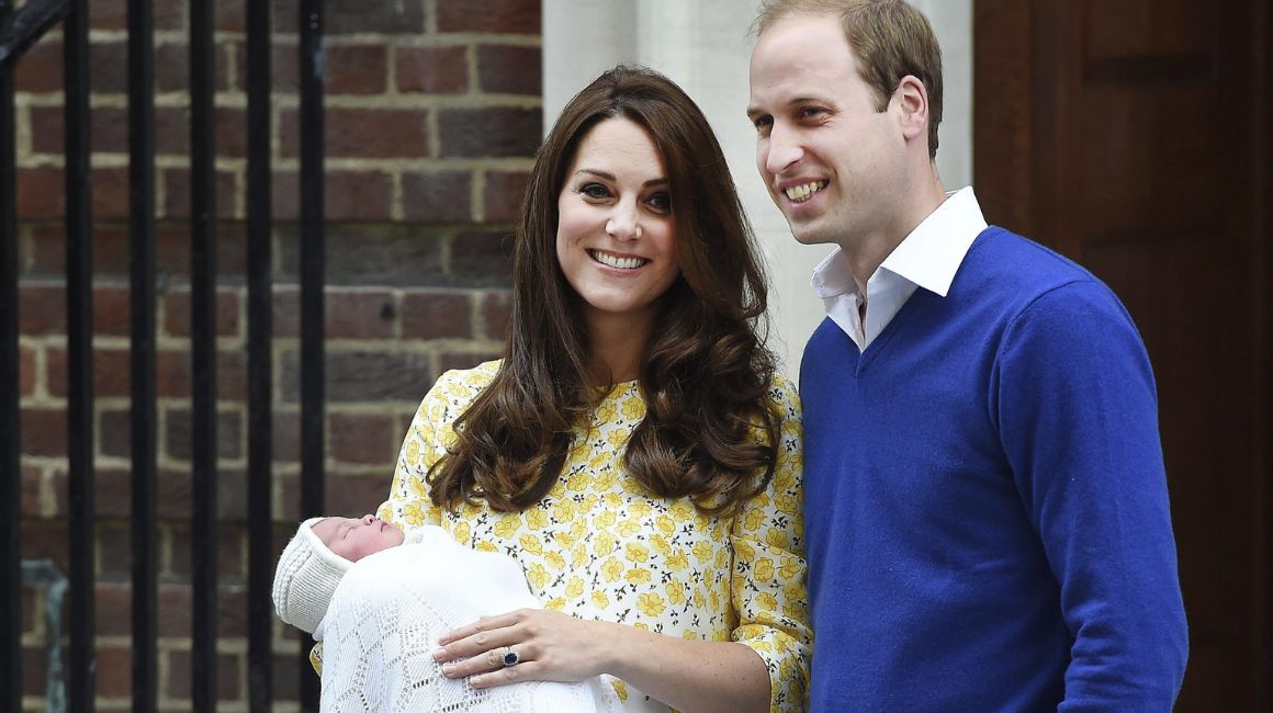 El 2 de mayo del 2015 nació la princesa Charlotte, hija de Kate Middleton y el príncipe William.