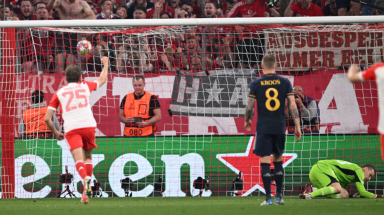 Bayern Múnich y Real Madrid empatan en la semifinal de la Champions League