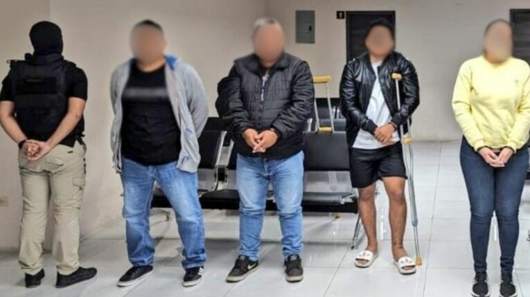 Detenidos en el caso Blanqueo JR, entre ellos el hijo de Junior Roldán, el 30 de abril de 2024.