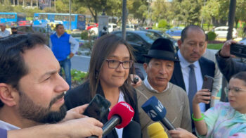 Un equipo de la Presidencia presentó un 'noticia criminis' en la Fiscalía, por supuestas irregularidades de la proveedora de alimentos en las cárceles, Quito, 2 de mayo de 2024.