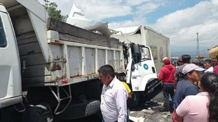 Accidente de tránsito en el sector de El Chasqui el 2 de abril de 2024.