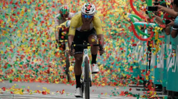 Jonathan Caicedo en la cuarta etapa de la Vuelta Bantrab, 4 de mayo de 2024.