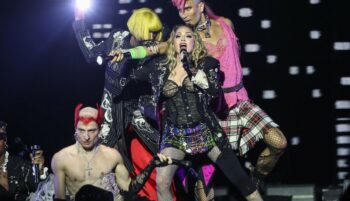 Madonna en su presentación en Copacabana, el 4 de mayo de 2024.