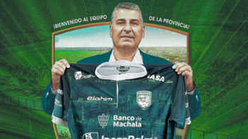 Santiago Escobar con la camiseta de Orense, 5 de mayo de 2024.