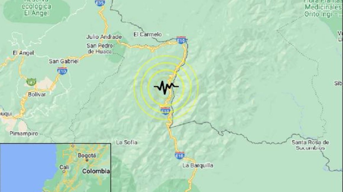 Un temblor se registró en Carchi, la mañana del 6 de mayo de 2024.