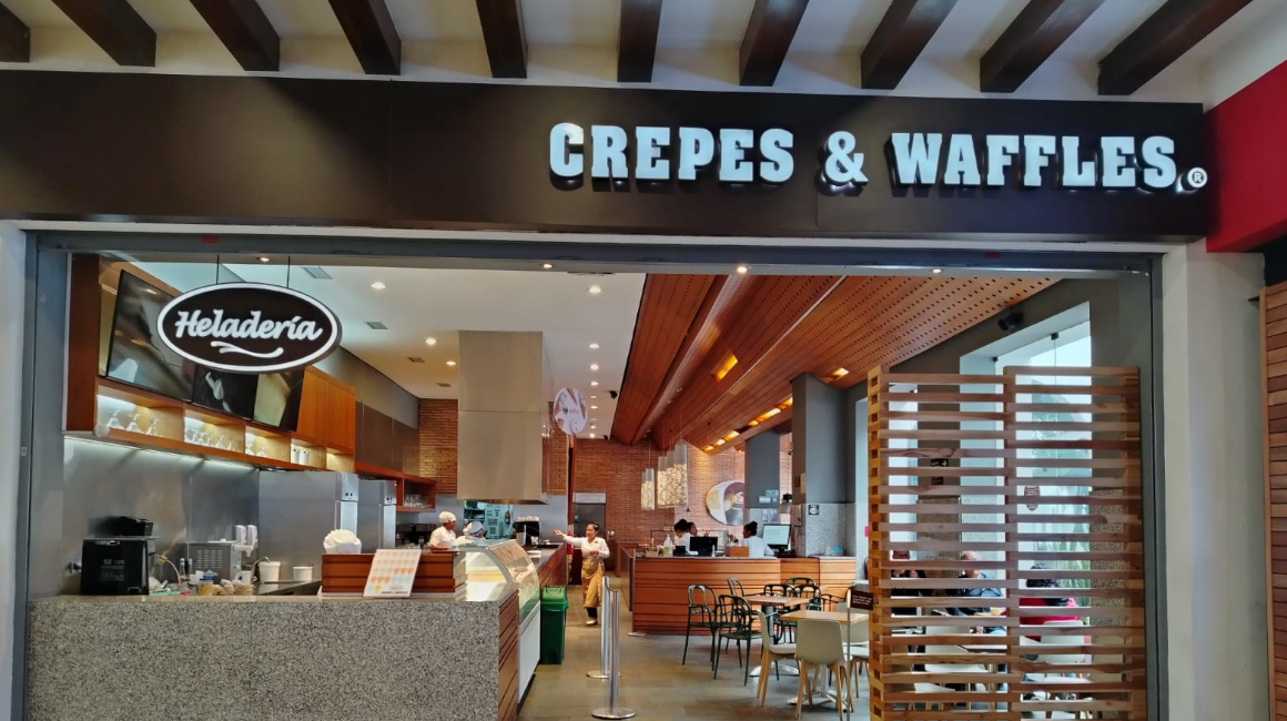 Imagen referencial de un local de Crepes&Waffles. Foto del 6 de mayo de 2024.