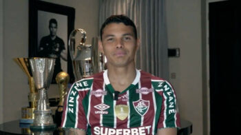 Thiago Silva nuevo jugador de Fluminense, 7 de mayo de 2024.