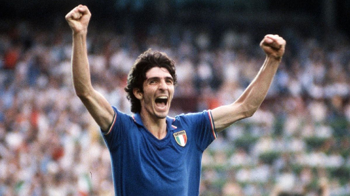 Paolo Rossi, durante el Mundial de España 1982.