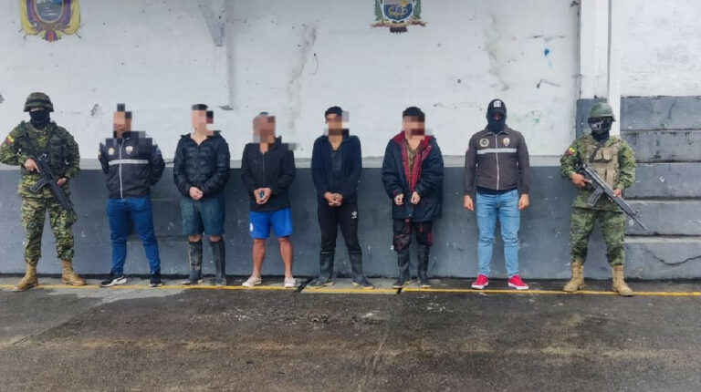 Cuatro integrantes de 'Los Lobos' son detenidos en Zamora Chinchipe
