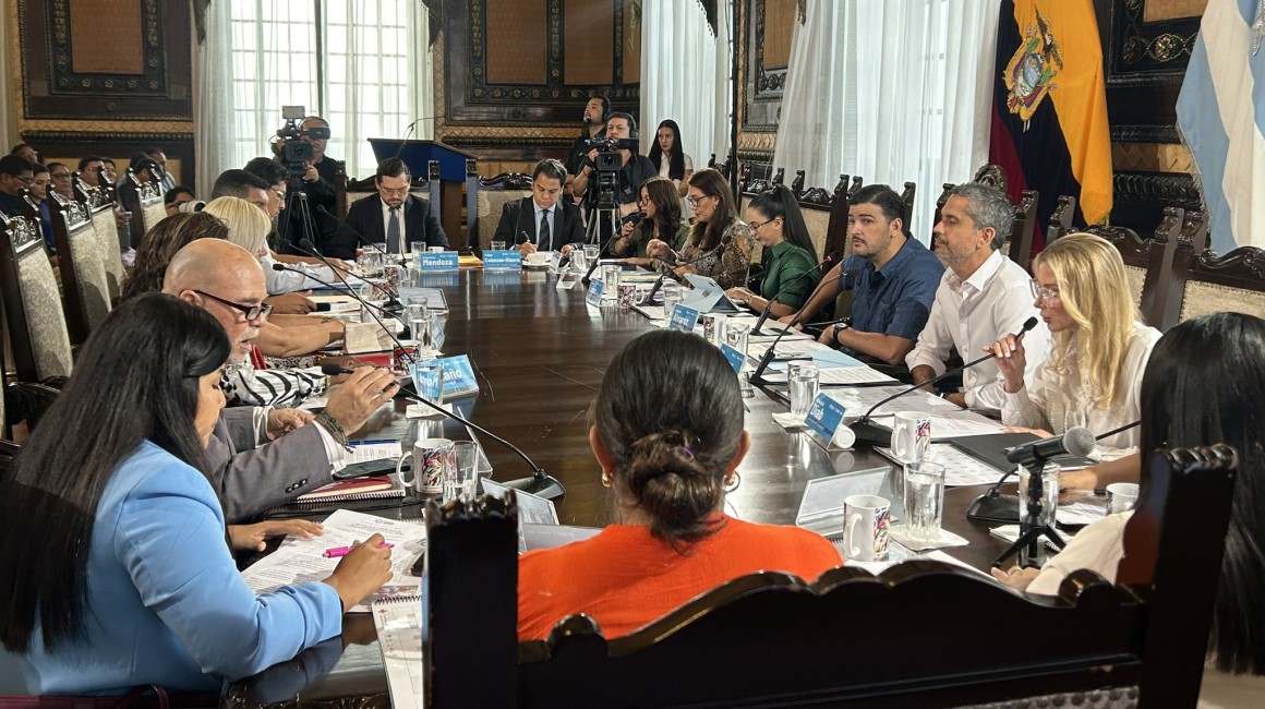 Una vista de la sesión del Concejo Municipal de Guayaquil, este jueves 9 de mayo del 2023.