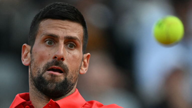 Novak Djokovic durante el Masters 1.000 de Roma, este 10 de mayo de 2024.