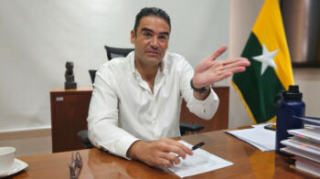 El alcalde de Samborondón, Juan José Yúnez, en una entrevista con PRIMICIAS el 13 de mayo de 2024.