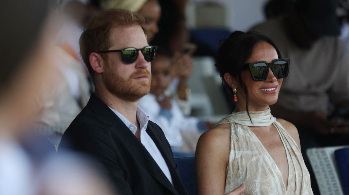 El príncipe Harry y su esposa, Meghan Markle, duques de Sussex, durante su viaje a Nigeria por los Juegos Invictus, este mes de mayo de 2024.