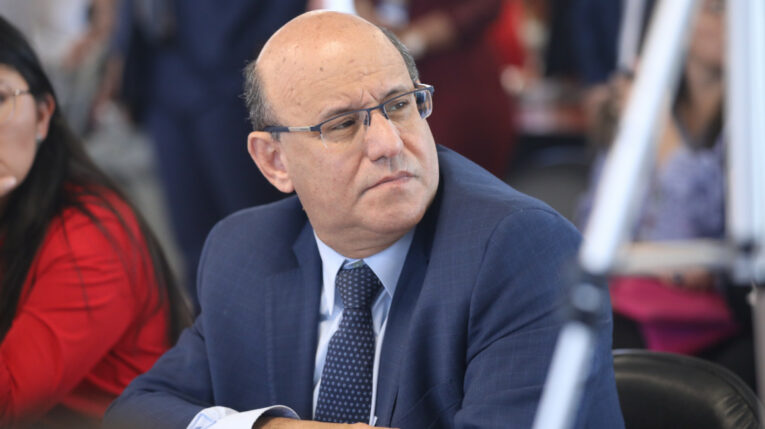El expresidente de Emco, Hernán Luque, en una comparecencia en una audiencia de la Asamblea, agosto de 2022.