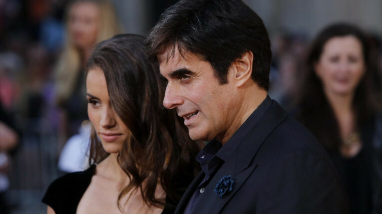 David Copperfield cuando llega al estreno de una película en Hollywood, 11 de marzo de 2013.