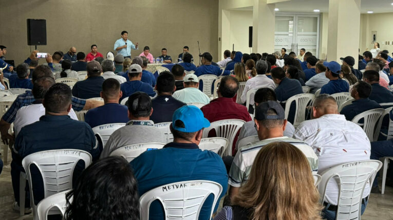 Asamblea del Comité de Empresa de Trabajadores de CNEL, en El Oro, 15 de mayo de 2024. 