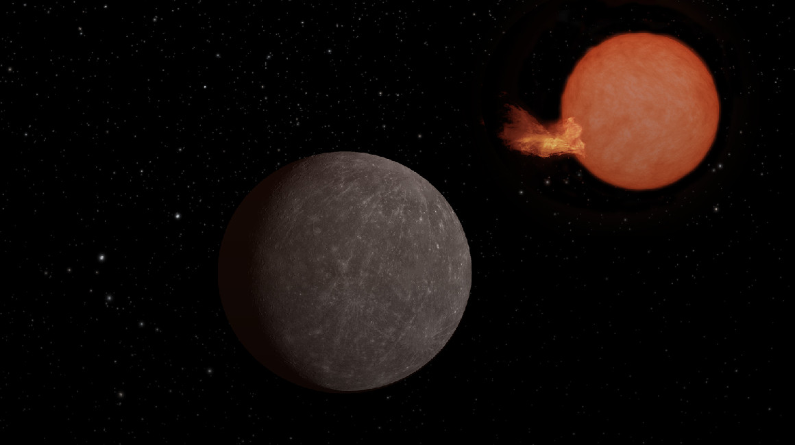 Imagen referencial de nuevo planeta descubierto.