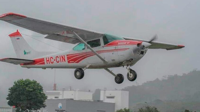 La avioneta de AeroSangay desapareció a las 11:00 de este jueves 16 de mayo de 2024.