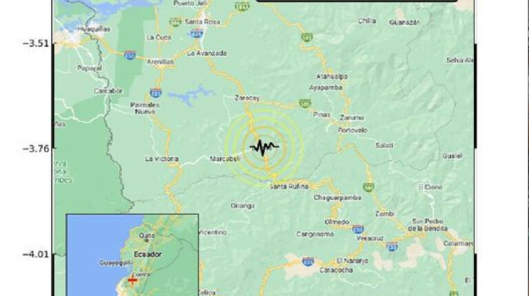 Sismo de magnitud 5.5 sacude a seis provincias de Ecuador