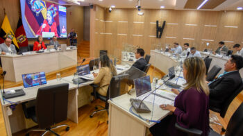 Imagen de la sesión del Concejo de Quito, el 21 de mayo de 2024.