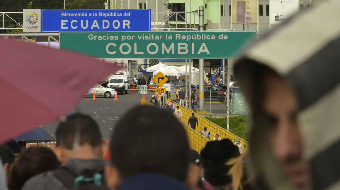 Imagen referencial del Puente de Rumichaca en la frontera entre Ecuador y Colombia.