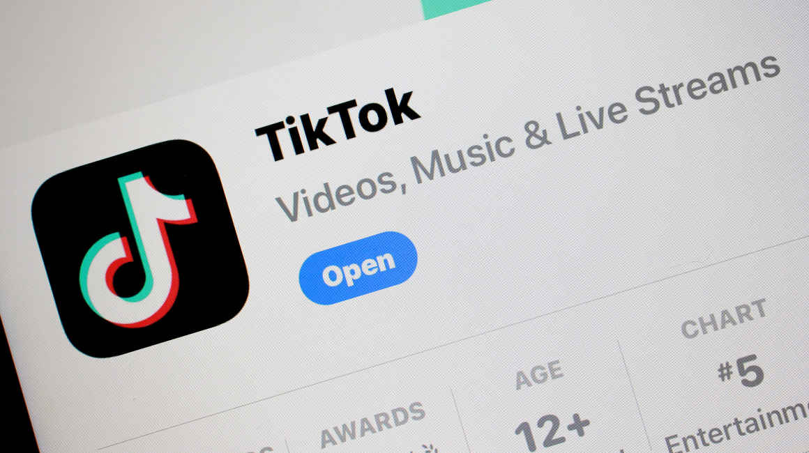 Imagen referencial del logo de TikTok.