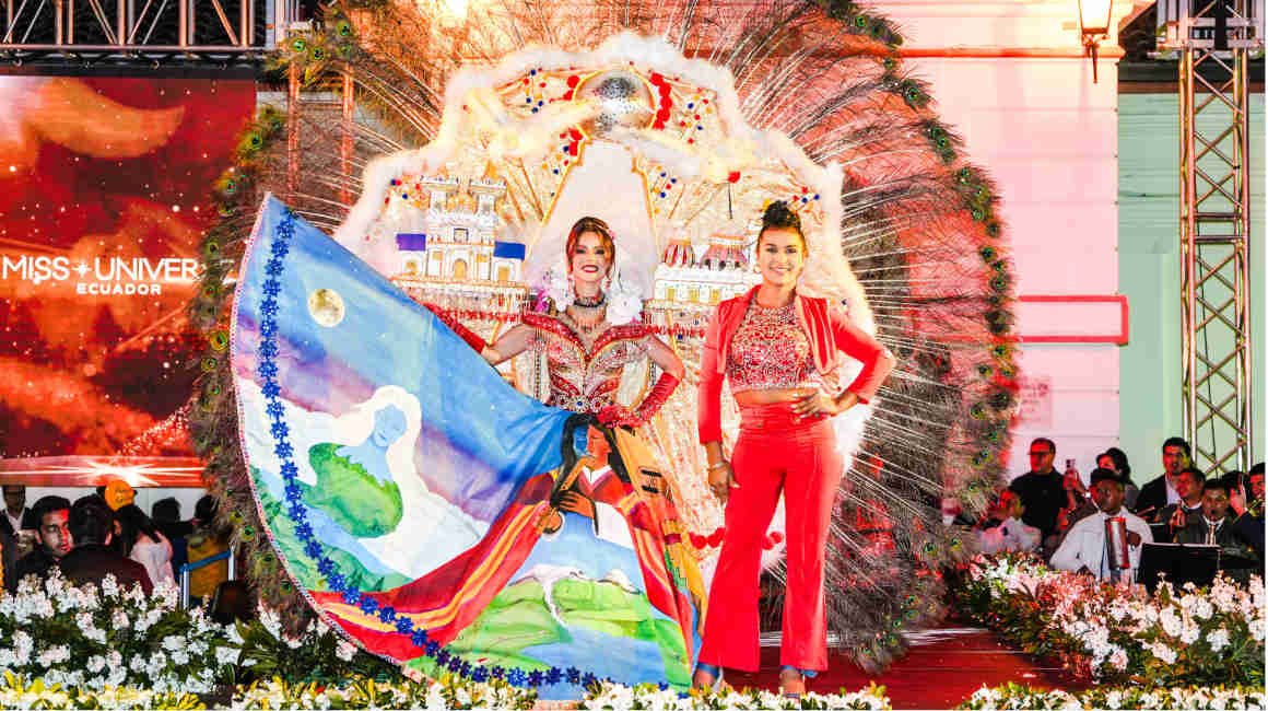 El traje típico ganador que usará Miss Universo Ecuador en la competencia internacional en 2024.