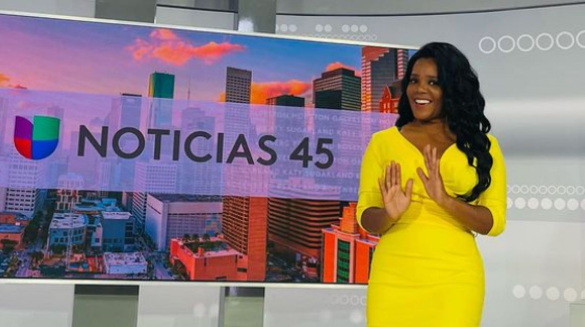 Hellen Quiñónez, comunicadora ecuatoriana de 36 años, debutó en Univision 45 Houston.