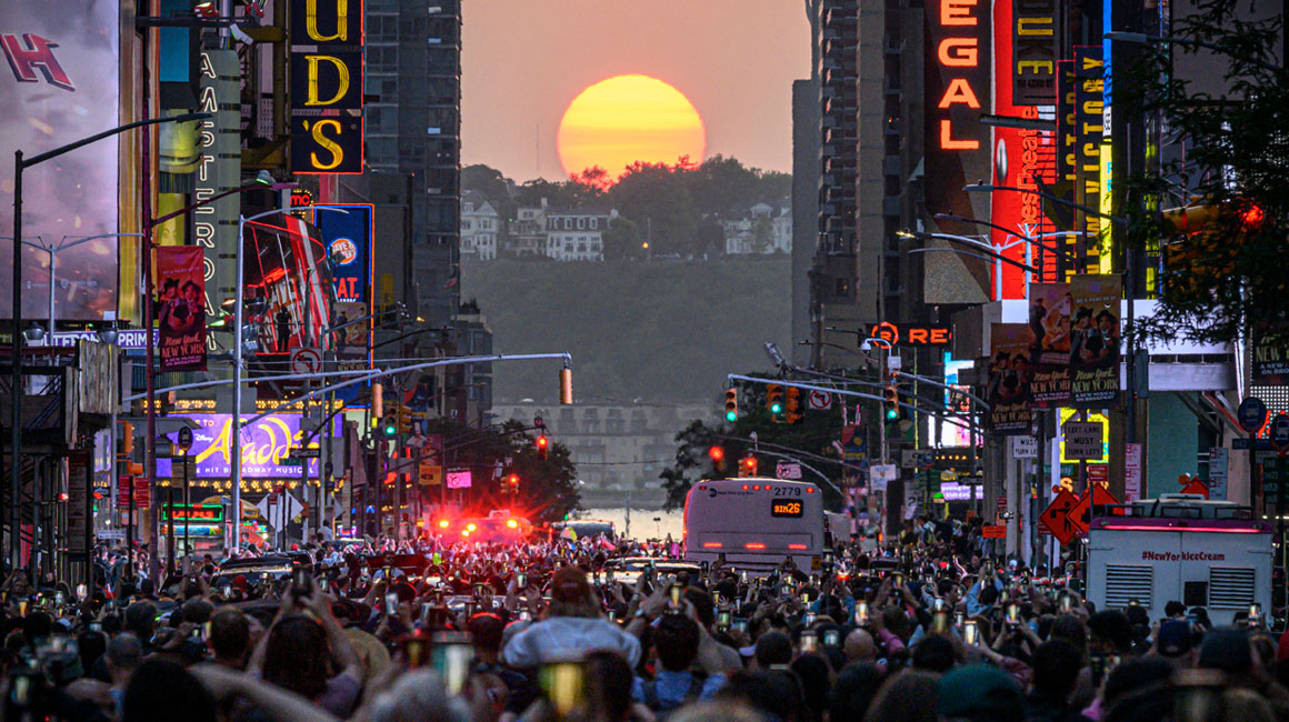 Manhattanhenge 2024: Todo lo que debe saber de la fascinante puesta de Sol en Nueva York