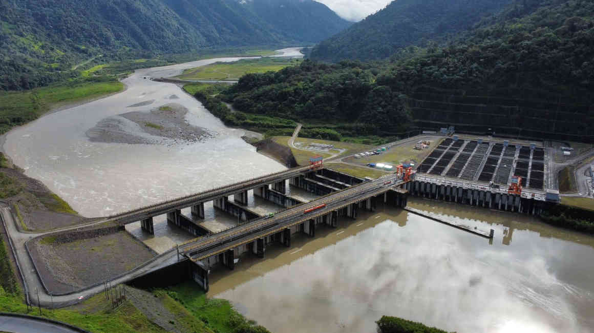Coca Codo Sinclair, la mayor hidroeléctrica de Ecuador, 30 de mayo de 2024.