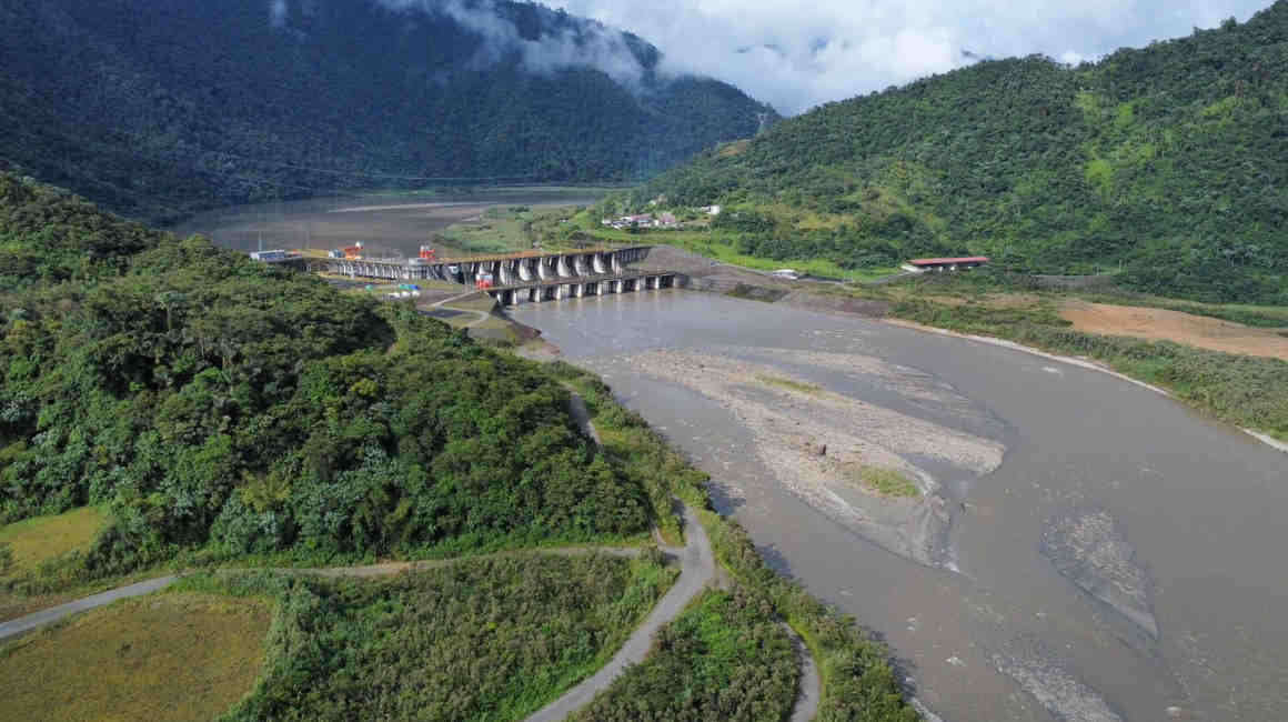 Coca Codo Sinclair, la mayor hidroeléctrica de Ecuador, 30 de mayo de 2024.