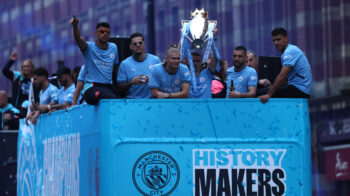 El Manchester City festejo con el título de campeón de la Premier League el pasado 26 de mayo de 2024.
