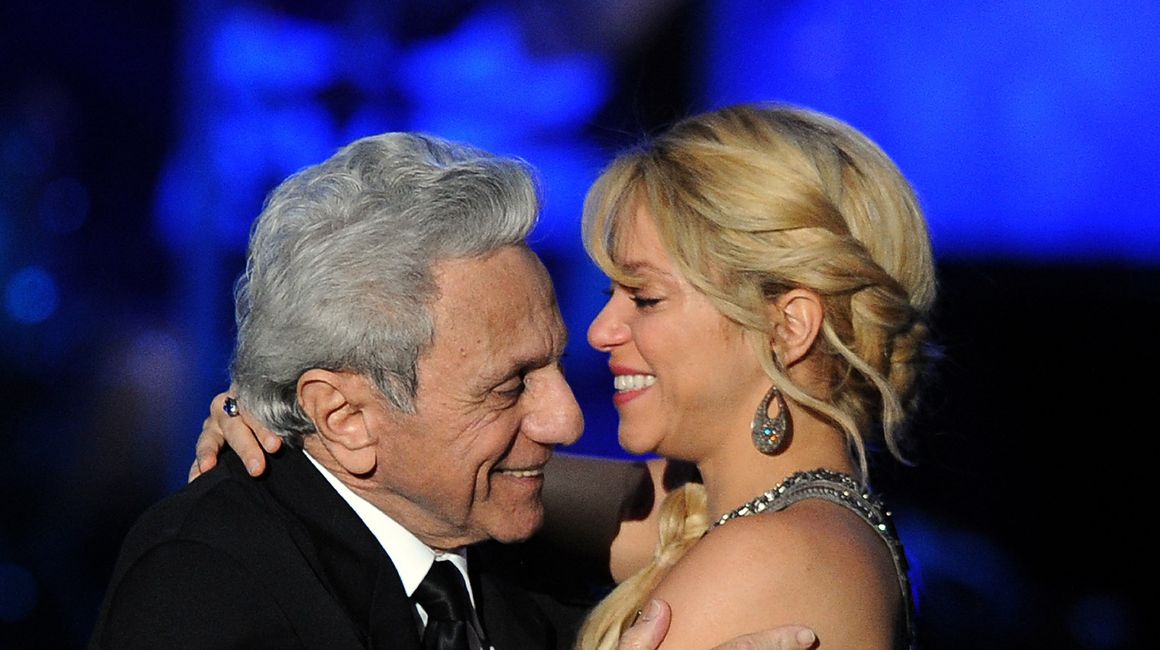 Shakira y su padre, William Mebarak, en una imagen capturada en el año 2011. 