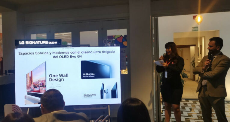Lanzamiento del televisor OLED LG 4M, de 97 pulgadas. El 5 de junio de 2024.