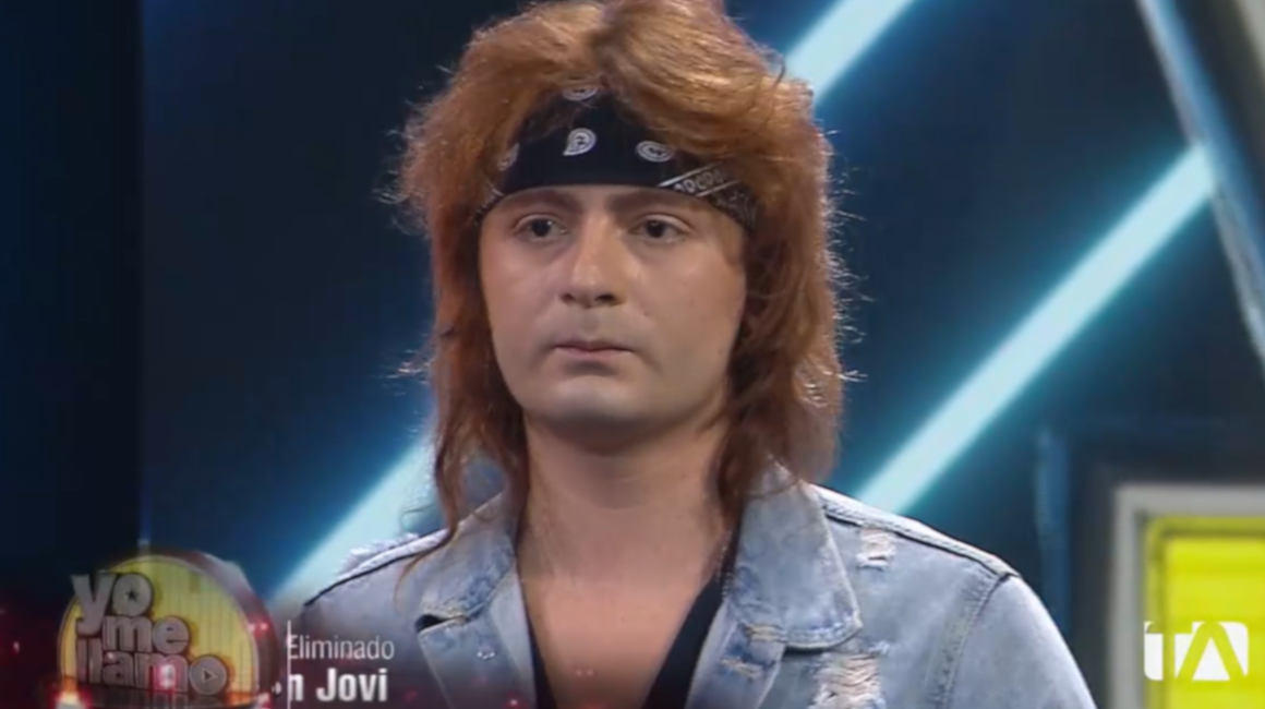 El pirmero eliminado de la séptima temporada de 'Yo me llamo' Ecuador es 'Jon Bon Jovi'.