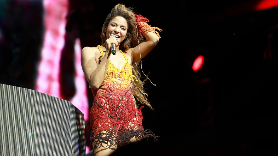 Shakira durante el festival Coachella, 12 de abril de 2024.