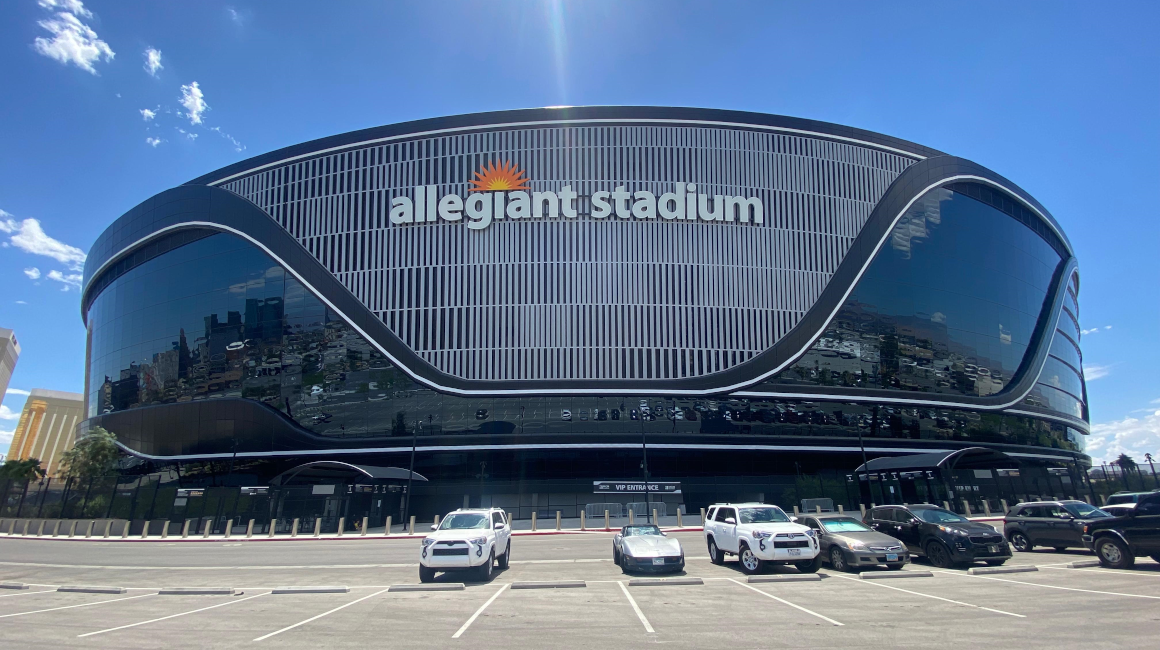 Vista panorámica del Estadio Allegiant de Las Vegas, el 24 de junio de 2024.