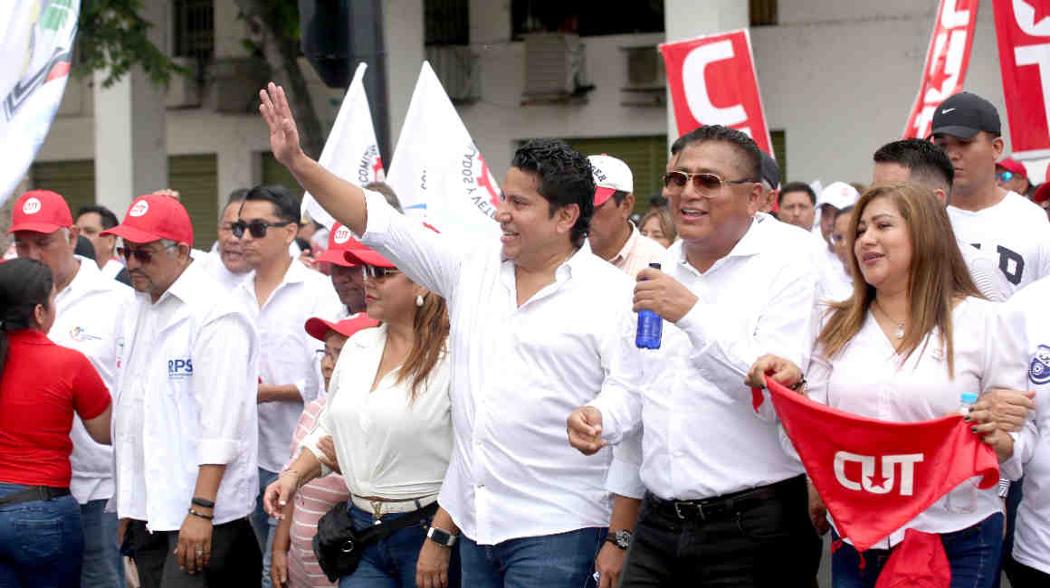 Marcha de la Central Unitaria de Trabajadores (CUT), por el día del Trabajo, 1 de mayo de 2024.
