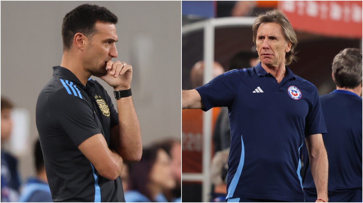 Lionel Scaloni y Ricardo Gareca no podrán dirigir a sus selecciones en la última fecha de la fase de grupos de la Copa América 2024.