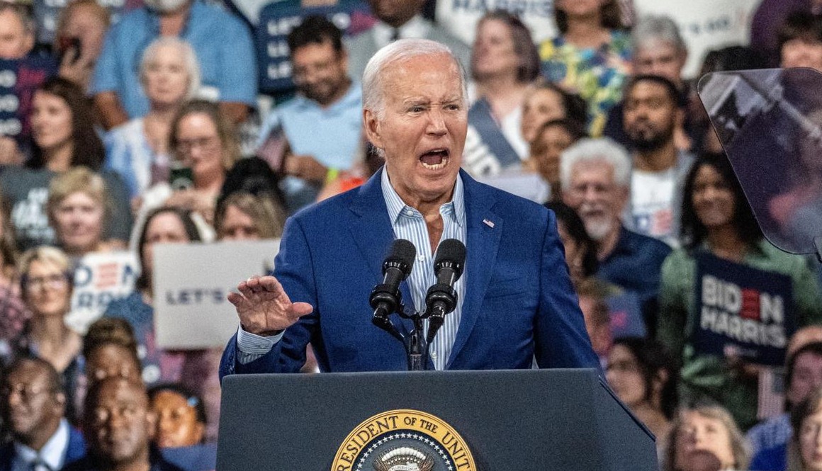 Joe Biden, en un acto de campaña en Raleigh, Carolina del Norte, el 28 de junio de 2024.
