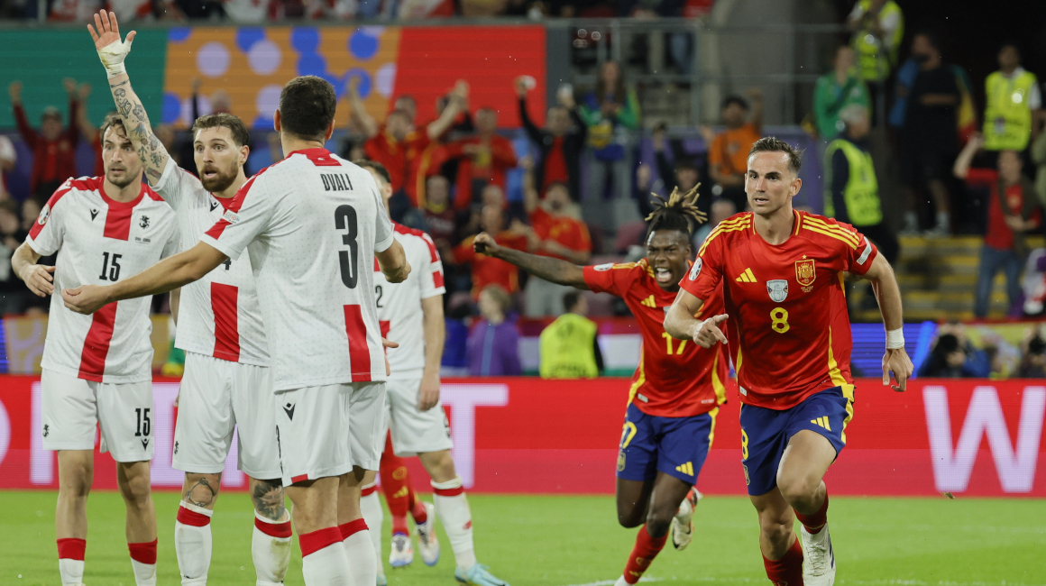 España y Georgia se enfrentaron en los octavos de final de la Eurocopa, este 30 de junio de 2024.