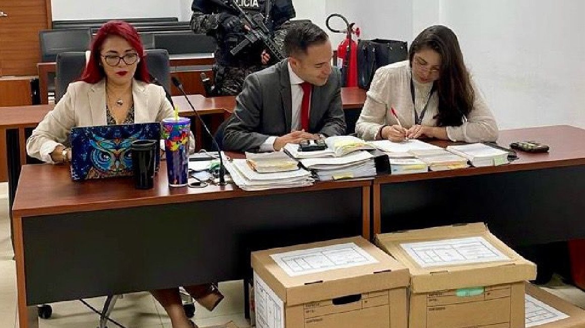 En el Complejo Judicial del norte de Quito se realizó audiencia por caso lavado de activos el 1 de julio de 2024.