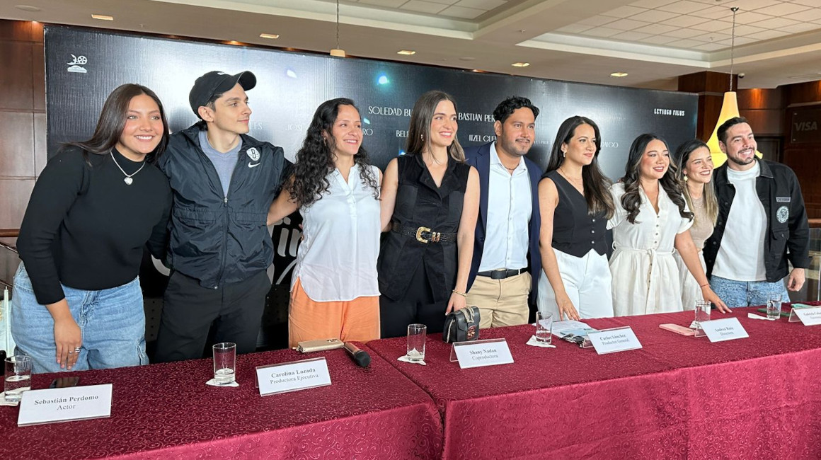 El elenco de la película ecuatoriana 'La Última Noche', 2 de julio de 2024.
