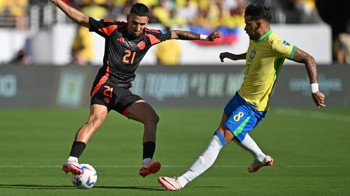 Brasil se enfrentó a Colombia por la Copa América, el 2 de julio de 2024.