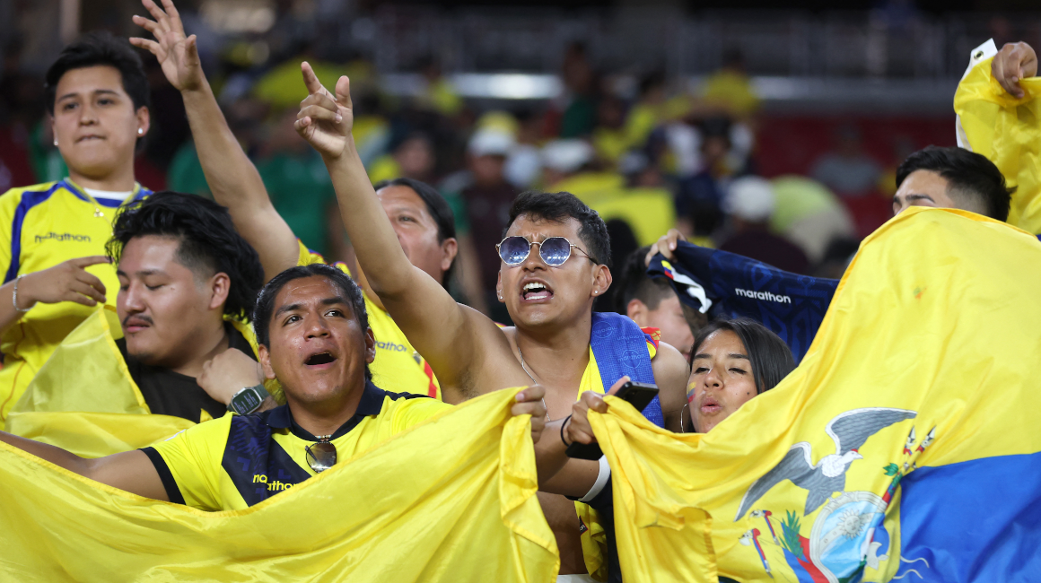 Hinchas ecuatorianos Copa América