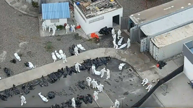 Cadáveres apilados evidencian colapso de la morgue de Guayaquil